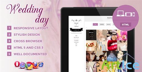 ThemeForest - Wedding Day - Responsive HTML Theme - RIP