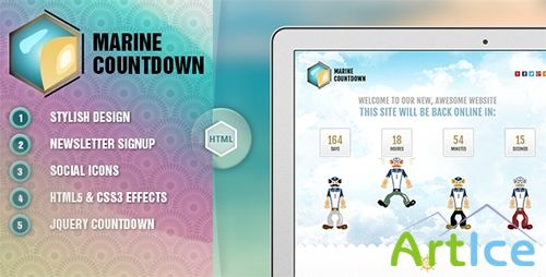 ThemeForest - Marine Countdown - Coming Soon Page - RIP