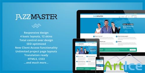 ThemeForest - JazzMaster v1.1.1 - Responsive Business WordPress Theme