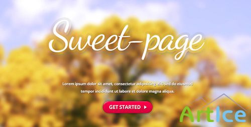 ThemeForest - Sweet-page Landing Page