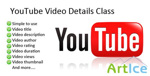 CodeCanyon - YouTube Video Details Class