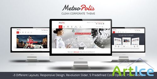 ThemeForest - Metropolis - Clean Multipurpose Theme - RIP