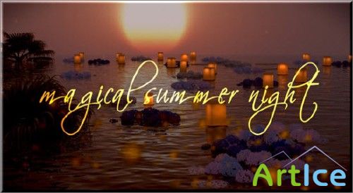 Photo Gallery on a Magical Summer Night - Project for After Effects (VideoHive)