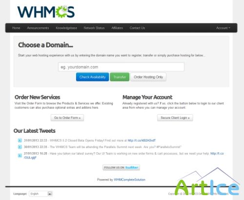 WHMCS v5.2.2 Stable Nulled