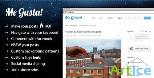 ThemeForest - Me Gusta! v2.5 - User-driven Content Sharing Theme