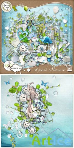 Scrap Set - Special Moment PNG and JPG Files