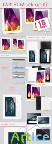 Designtnt - Tablet Mock-up Kit