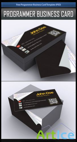 PSD Sources - Programmer Business Card Template