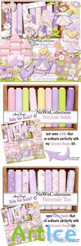 Scrap Set - Fairytale Dreams Collection PNG and JPG Files