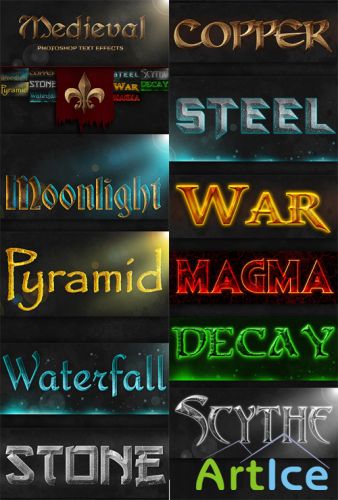 Medieval Photoshop Text Effects