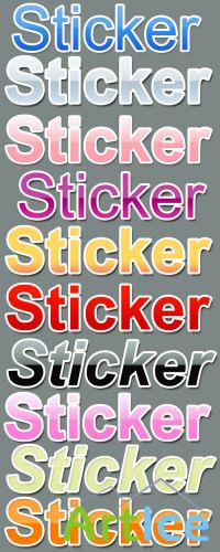 Stickers Layer PS Styles