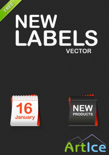 Designtnt - Vector New Labels