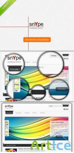 Designtnt - Snype Wordpress Theme