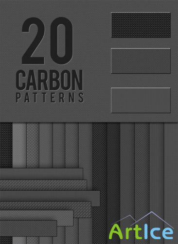Designtnt - Carbon Photoshop Patterns