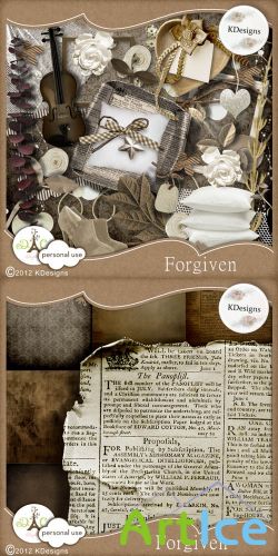 Scrap Set - Forgiven PNG and JPG Files