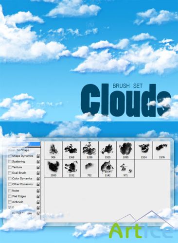 Designtnt - Clouds PS Brushes