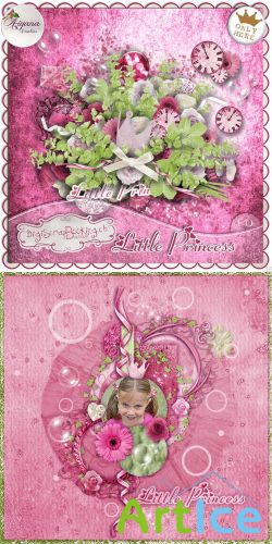 Scrap Set - Little Princess PNG and JPG Files