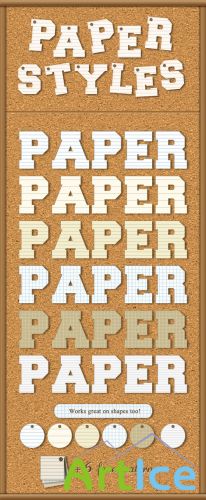 Paper Photoshop Styles