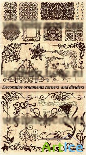 ABR Brushes - Decorative ornaments corners dividers