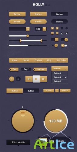 WeGraphics - Holly Web UI Kit