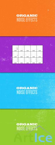 WeGraphics - Organic Noise  Photoshop Brush Set