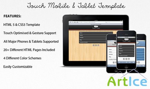 ThemeForest - Touch Mobile & Tablet HTML5 Template - RIP