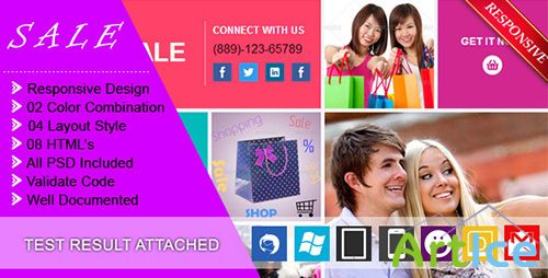 ThemeForest - SALE - RESPONSIVE + BUSINESS + E-COMMERCE EMAIL - RIP