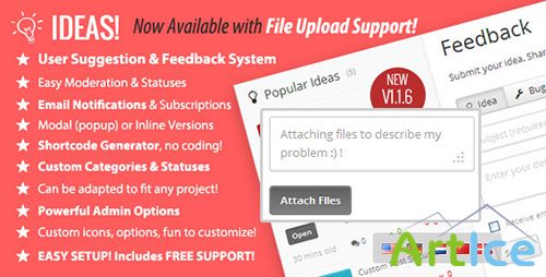 CodeCanyon - Ideas! Interactive feedback and commenting system v1.1.5