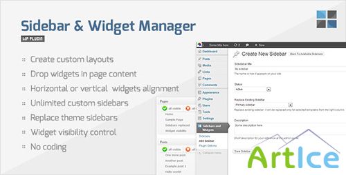 CodeCanyon - Sidebar & Widget Manager for WordPress v2.13