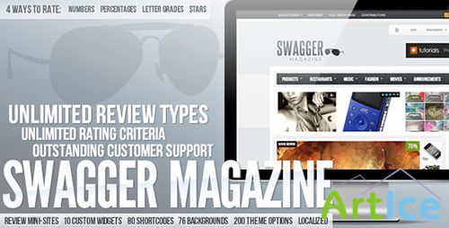 ThemeForest - SwagMag v1.16 - WordPress Magazine/Review Theme