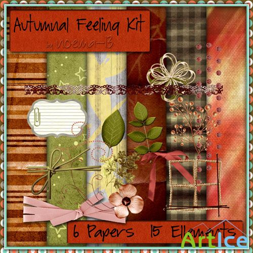 Scrap Set - Autumnal Feeling Kit