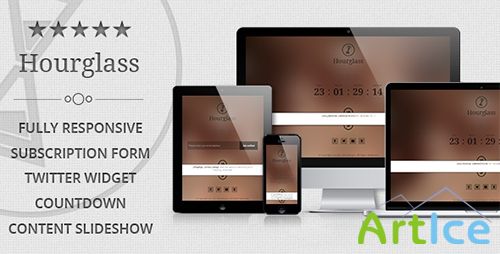 ThemeForest - Hourglass - Responsive Coming Soon Page - RIP