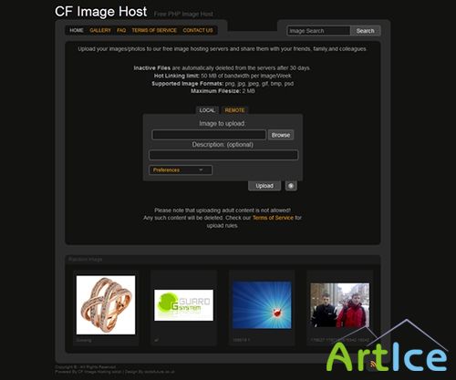 CodeFuture - CF Image Hosting PRO v0.45 Beta