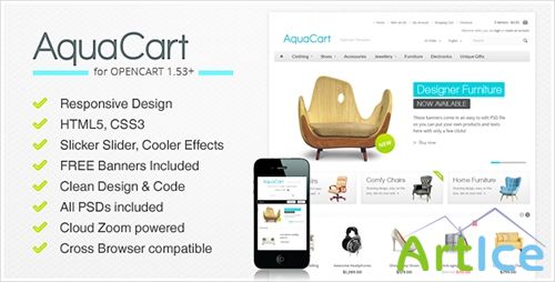 ThemeForest - AquaCart v1.3.1 - a Premium Responsive OpenCart Template
