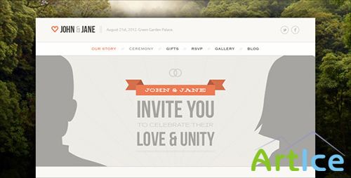 ThemeForest - Wedding v1.3 - Responsive Single Page WordPress Theme