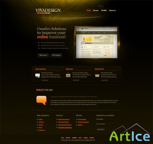 DreamTemplate - VivaDesign - Website Template