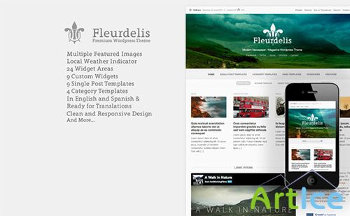 ThemeForest - Fleurdelis v1.5 - Modern Magazine Theme For WordPress