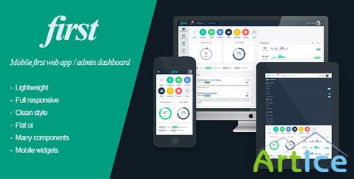 ThemeForest - first - Mobile First Web App Theme - RIP