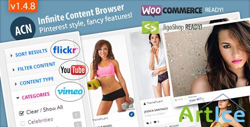 CodeCanyon - Ajax Content Browser for WordPress - v1.4.8