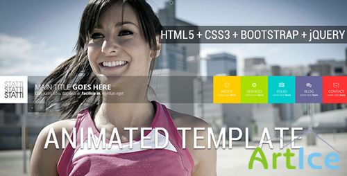 ThemeForest - Statti - Responsive Bootstrap Animated Template - RIP