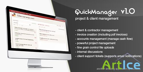CodeCanyon - quickmanager v1.0.4 - project & client manager