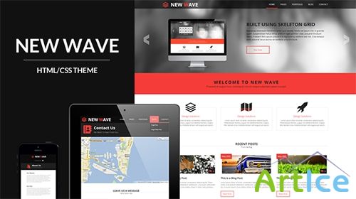 Mojo-Themes - New Wave - Responsive Business/Portfolio HTML Theme - RIP