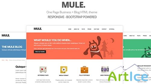 Mojo-Themes - Mule - One Page Business HTML Bootstrap theme - RIP