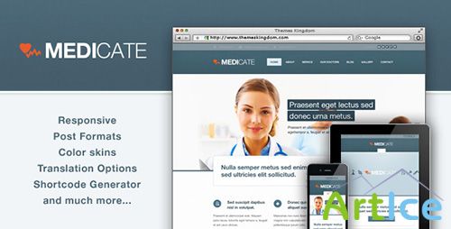 ThemeForest - Medicate v1.6.1 - Responsive Medical and Health Theme