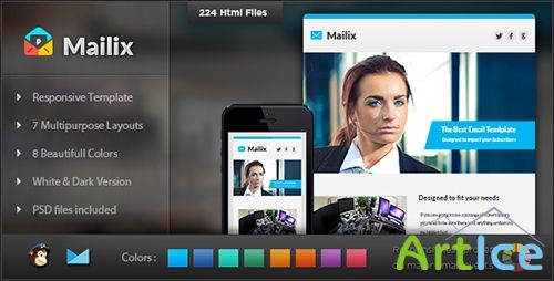 ThemeForest - Mailix - Responsive Email Template - RIP
