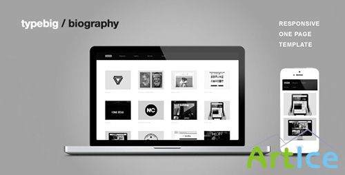 ThemeForest - Biography - Responsive One Page Template - RIP