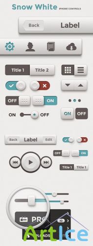 WeGraphics - Snow White iPhone Controls