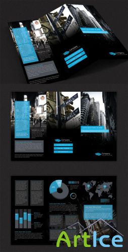 WeGraphics - Modern Tri-Fold Brochure Design Template