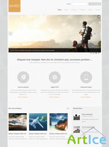 DreamTemplate - Kaveo - Responsive Website Template