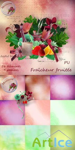Scrap Set - Fraicheur Fruitee PNG and JPG Files